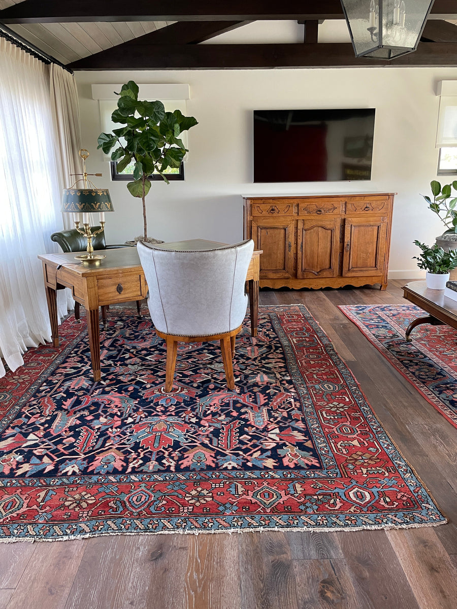 LARGE VINTAGE RUGS – Blue Parakeet Rugs