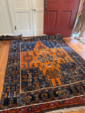 5'2 x 6'5 Vintage Persian Afshar Rug #2919