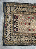 Small Vintage Tribal Rug / 4x5 Vintage rug / 3’7 x 5’2 Antique Caucasian Rug #1650