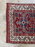 4x5 Antique Turkish Bergama Rug #3195