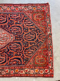 Small Vintage Rug / 3'5 x 5' Antique Persian Senneh Rug #3067ML