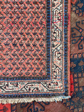 Small Persian Rug / 3'5 x 5'2 Persian Serab Rug #3312