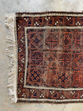 3x5 Antique Baluch Rug