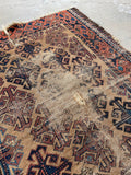 Worn Persian Rug #3087 / Distressed Baluch 2'10 x 3'7