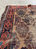 Worn Persian Rug #3087 / Distressed Baluch 2'10 x 3'7