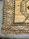 4x9 Antique Tribal Rug #586