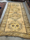 4x9 Antique Tribal Rug #586