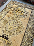 4x9 Antique Tribal Rug #586