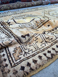 4x9 Antique Tribal Rug #586