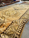 4x9 Antique Tribal Rug #586