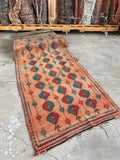 3'2 x 6'8 Vintage Persian Rug #2966