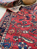 3'5 x 4'4 Antique Persian Lilihan rug #2668 - Blue Parakeet Rugs