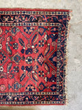 3'5 x 4'4 Antique Persian Lilihan rug #2668 - Blue Parakeet Rugs