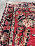2'7 x 5' Skinny Vintage Persian Sarouk Rug #3094C