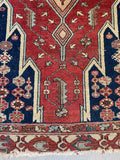 Antique Persian Rug / 4'5 x 5'9 Mazlaghan Persian Rug #1193