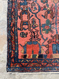 Small Coral Persian Rug