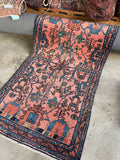 Small Coral Persian Rug