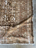 10x14 Antique Worn Persian Mahal Rug #3369