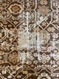 10x14 Antique Worn Persian Mahal Rug #3369