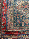 Worn Antique Rug / 3'5 x 5'5 Antique Caucasian Rug #3249