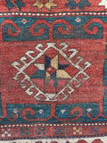 4'5 x 6'7 Antique Kazak Rug #1398