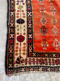 Antique Karabagh Rug / 4'4 x 6'6 Rug #3159