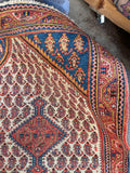 Small Persian Rug / 3'6 x 4'11 Antique Persian #3383