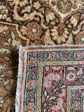 Back of the rug displaying the tight weave and craftsmanship of Haji Jalili.
