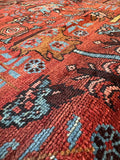 Close-up of handwoven wool texture showing low pile and fine craftsmanship.
