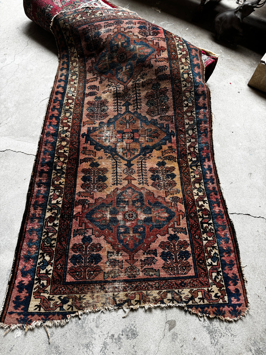【Vintage rug】122×67cm　アフガニスタン　ヘラート　ミニサイズ Vintage rug】122×67cm アフガニスタン ヘラート ミニサイズ Vintage