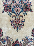 3x5 Vintage Persian Kerman rug #2545 - Blue Parakeet Rugs