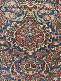 4'5 x 6'10 Antique Persian Esfahan Rug #886ML