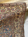 4'5 x 6'10 Antique Persian Esfahan Rug #886ML