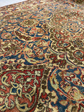 4'5 x 6'10 Antique Persian Esfahan Rug #886ML