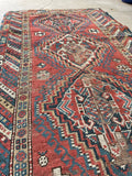 2'10 x 6'6 Antique Skinny Caucasian Rug #928 / Skinny Vintage Rug Runner