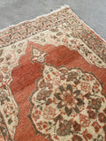 1'10 x 2'6 Antique Persian Tabriz scatter rug #2623 / 2x3 Persian rug - Blue Parakeet Rugs