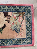 2’10 x 5’9 Antique Art Deco Chinese with Crane Birds #2831ML