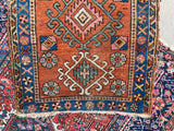 2'9 x 4'2 Antique Persian Heriz Rug #2832