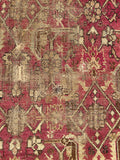 4’5 x 5’6 Worn Antique Karabagh rug #970 - Blue Parakeet Rugs