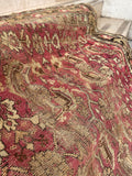 4’5 x 5’6 Worn Antique Karabagh rug #970 - Blue Parakeet Rugs