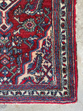 2x3 Antique Persian Scatter Rug #2783 - Blue Parakeet Rugs