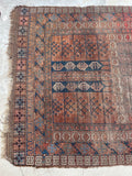 5’ x 7’4 Antique Turkoman rug #2475