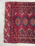 3'6 x 5'2 Antique Turkoman Rug #2476