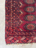 3'6 x 5'2 Antique Turkoman Rug #2476