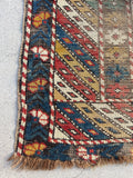 3'4 x 4'7 Antique Caucasian Rug #2576 / 3x5 Vintage Rug - Blue Parakeet Rugs