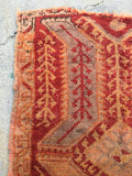 1'9 x 2'5 Antique Turkish Rug / small vintage rug / scatter rug (#950ML) - Blue Parakeet Rugs