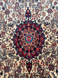 4'6 x 7'8 Vintage Persian Bidjar Rug #2293 - Blue Parakeet Rugs