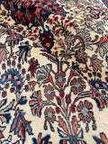 4'6 x 7'8 Vintage Persian Bidjar Rug #2293 - Blue Parakeet Rugs