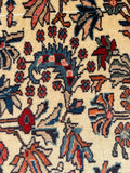 4'6 x 7'8 Vintage Persian Bidjar Rug #2293 - Blue Parakeet Rugs