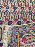 1'10 x 2'5 Vintage Persian Scatter rug #2495 - Blue Parakeet Rugs